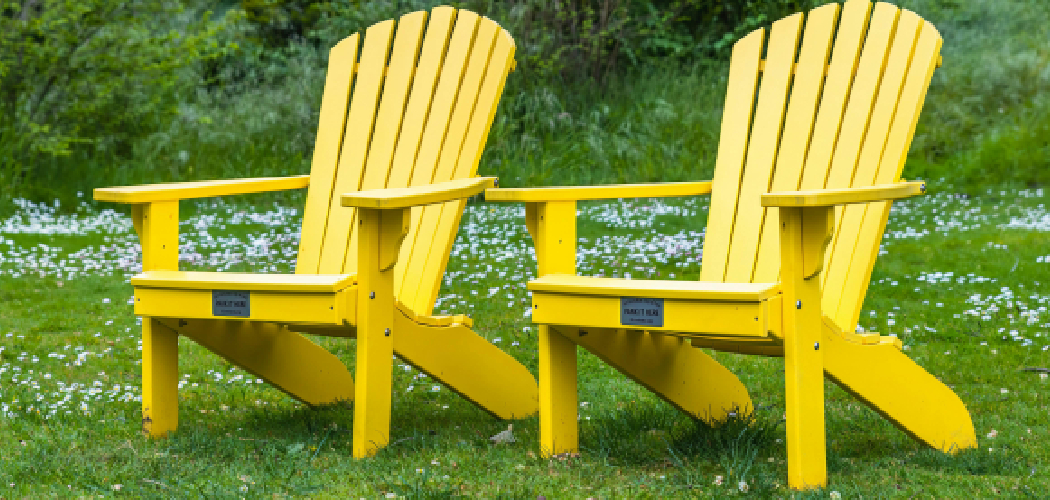 How to Make Wooden Lawn Chairs