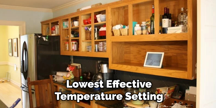 Lowest Effective Temperature Setting