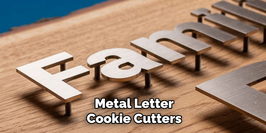 Metal Letter Cookie Cutters