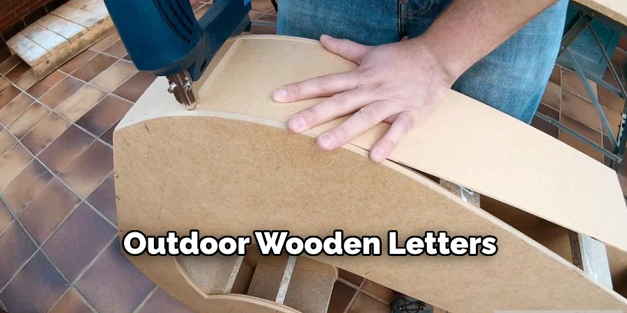 Outdoor Wooden Letters