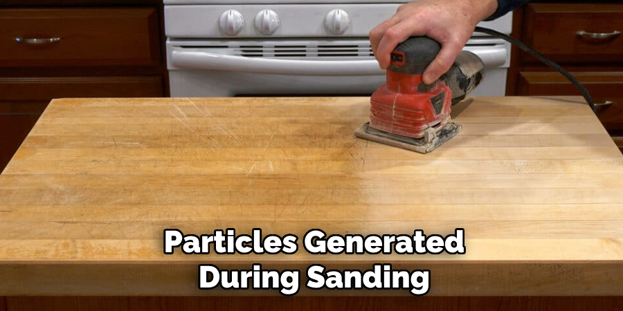 Particles Generated During Sanding