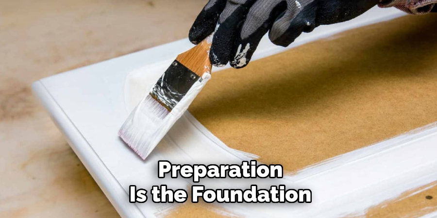 Preparation
Is the Foundation 