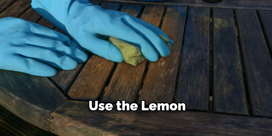 Use the Lemon