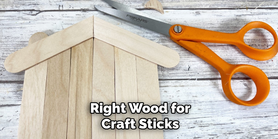 Right Wood for Craft Sticks