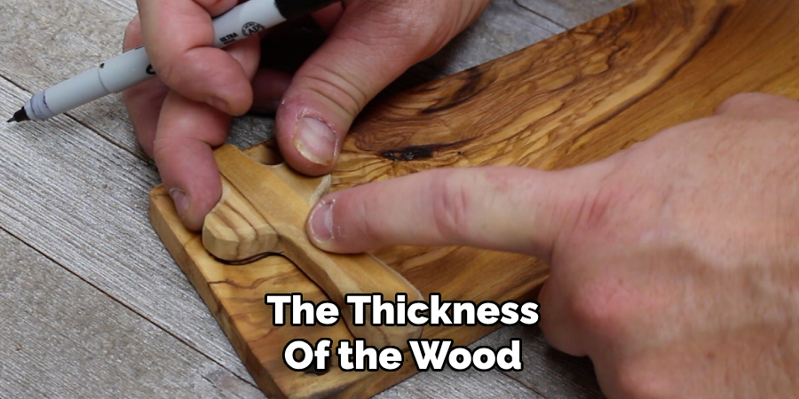 The Thickness
Of the Wood