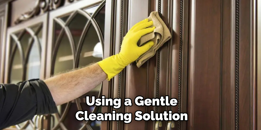 Using a Gentle Cleaning Solution