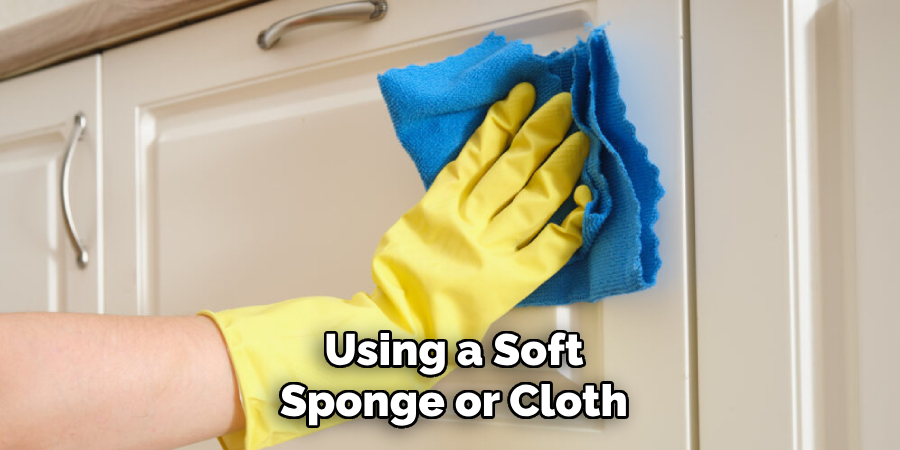 Using a Soft Sponge or Cloth