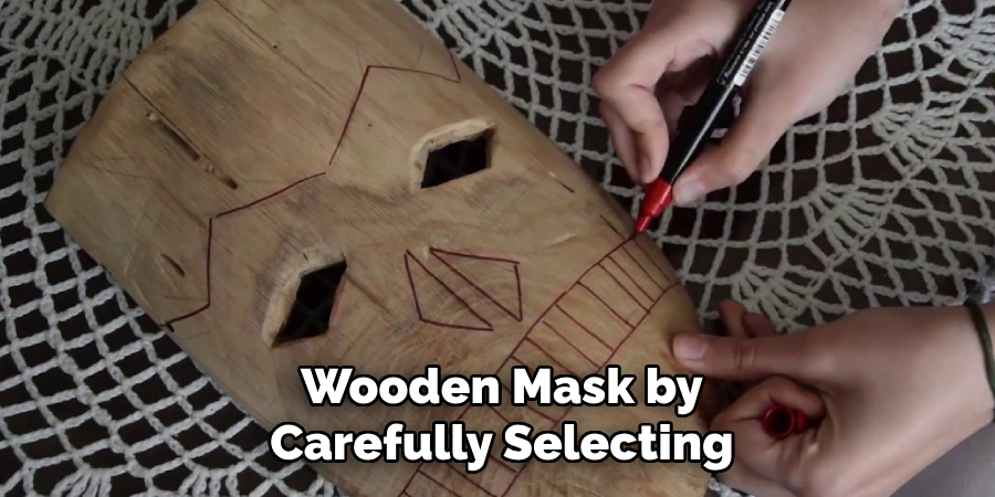 Wooden Mask by Carefully Selecting