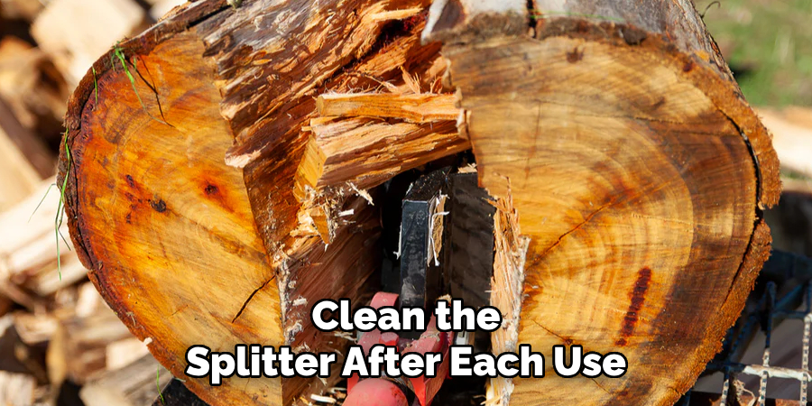 Clean the Splitter After Each Use