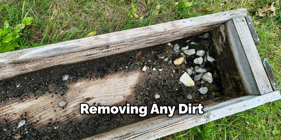 Removing Any Dirt