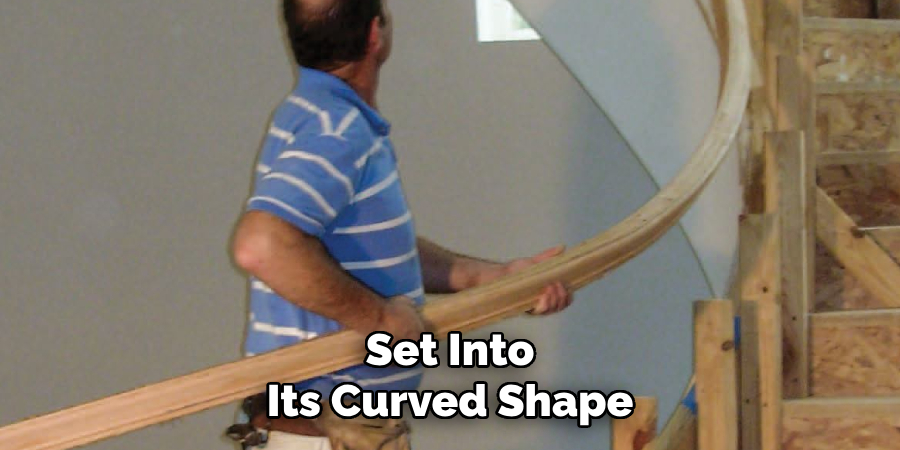 Set Into Its Curved Shape