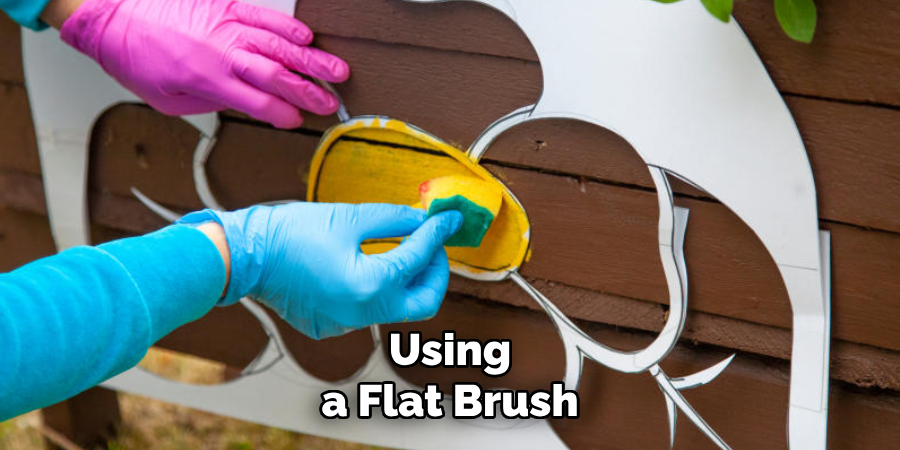 Using a Flat Brush